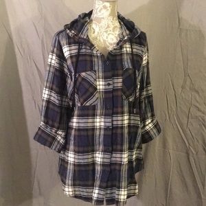 Polly & Esther hooded flannel